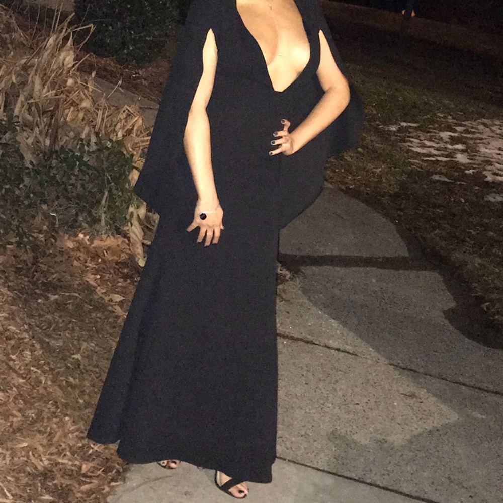 Deep V Gown